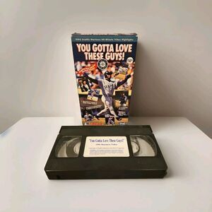 Vintage 1996 VHS Seattle Mariners You Gotta Love These Guys! Ken Griffey Jr.